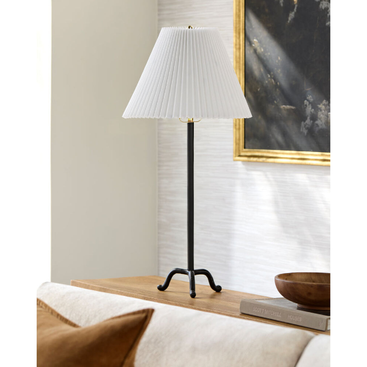   Modern European furniture - Pleated Linen Accent Table Lamp - www.oroa.com | Oroa.com