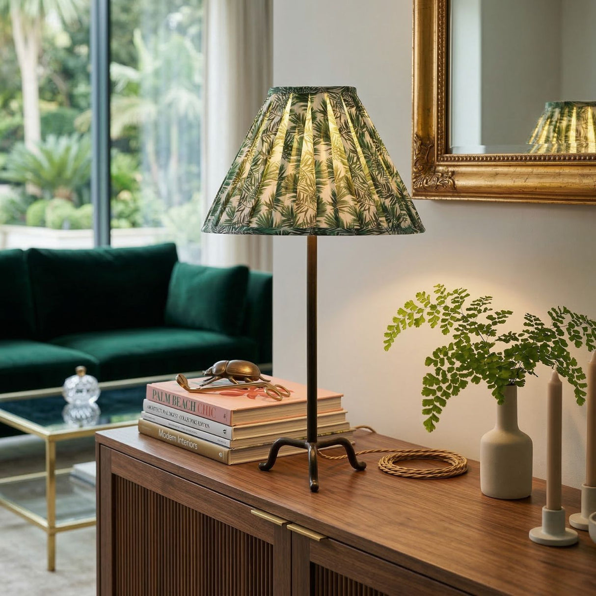   Modern European furniture - Pleated Linen Accent Table Lamp - www.oroa.com | Oroa.com