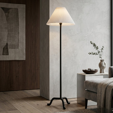   Modern European furniture - Pleated Linen Accent Floor Lamp - www.oroa.com | Oroa.com