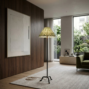   Modern European furniture - Pleated Linen Accent Floor Lamp - www.oroa.com | Oroa.com