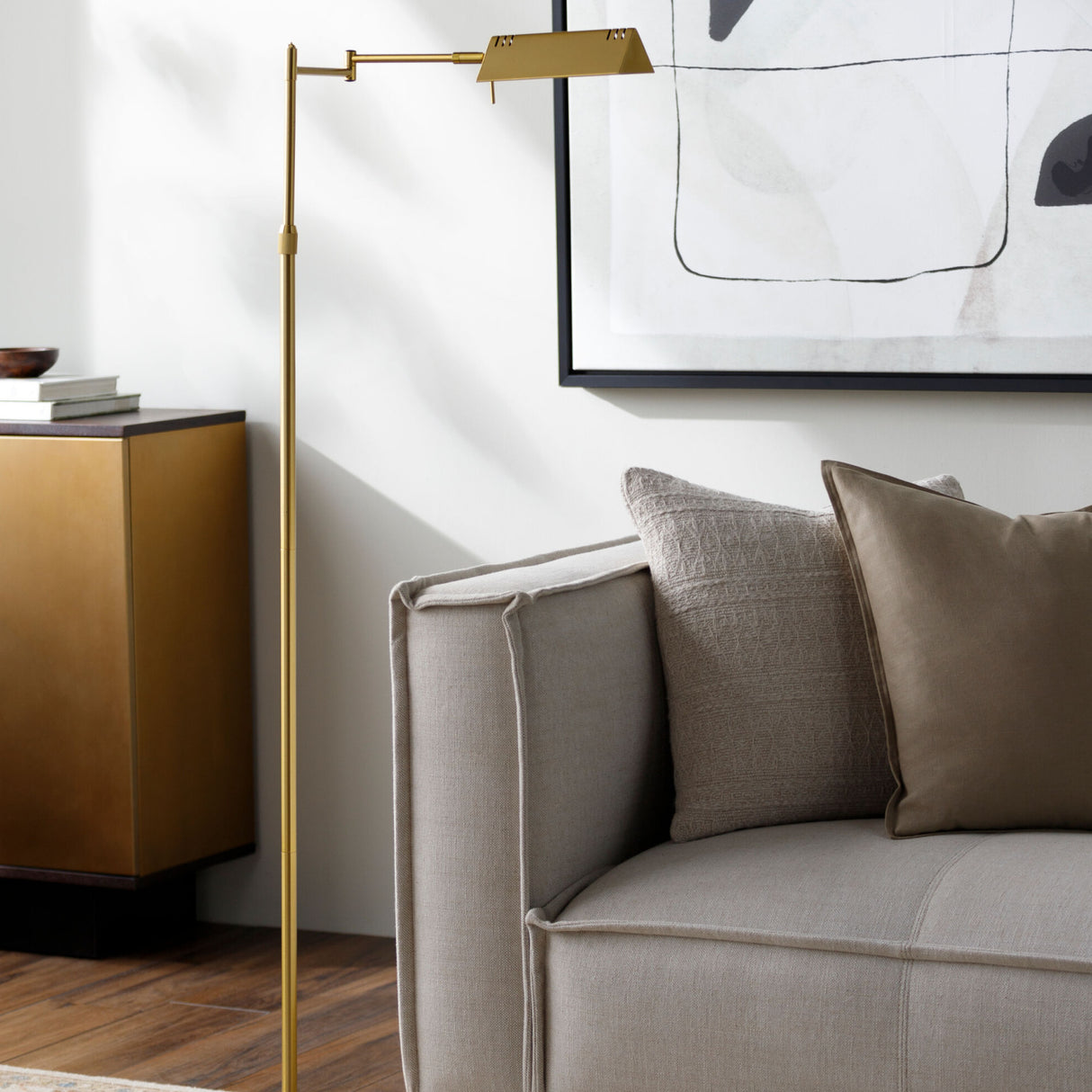   Modern European furniture - Electroplated Gold Floor Lamp - www.oroa.com | Oroa.com