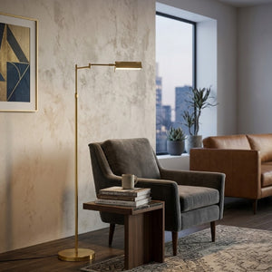   Modern European furniture - Electroplated Gold Floor Lamp - www.oroa.com | Oroa.com