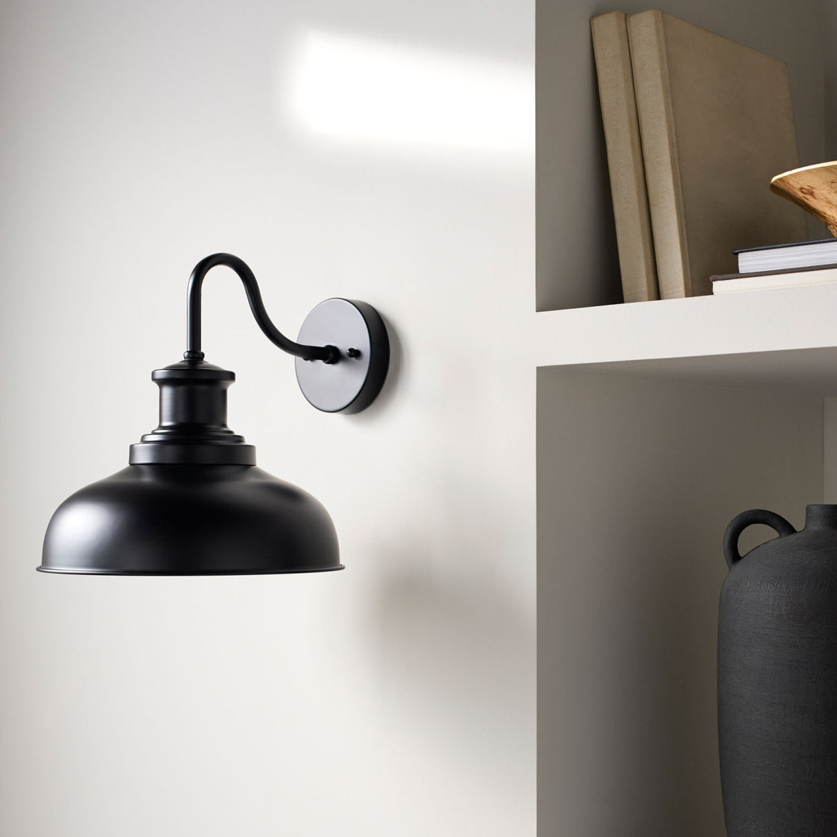   Modern European furniture - Black Metal Wall Lamp - www.oroa.com | Oroa.com