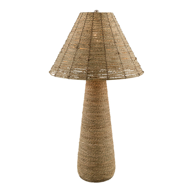 Modern European furniture - Rattan Wrapped Table Lamp - www.oroa.com
