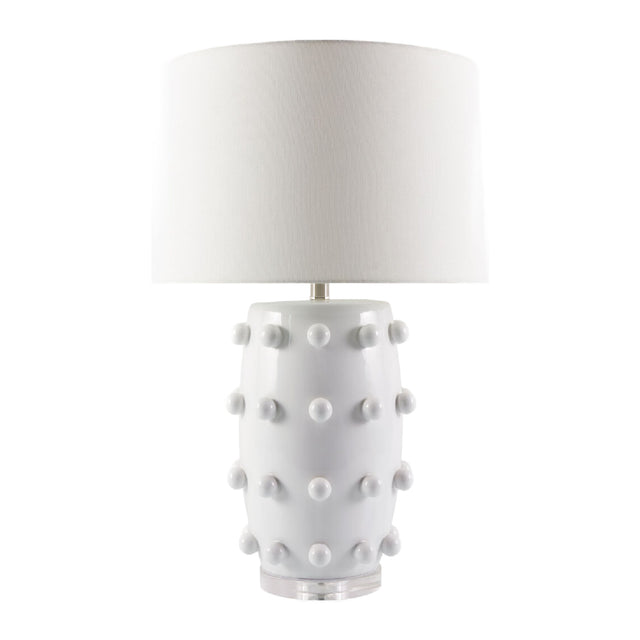 Modern European furniture - Orb Studded Ceramic Table Lamp - www.oroa.com