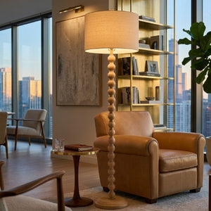   Modern European furniture - Hand-painted Wood Accent Floor Lamp - www.oroa.com | Oroa.com