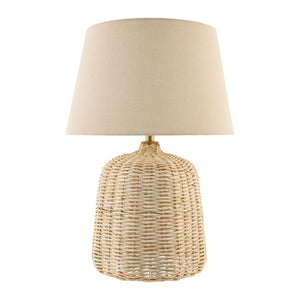   Modern European furniture - Beige Rattan Table Lamp - www.oroa.com | Oroa.com
