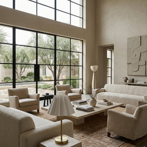   Modern European furniture - Iron Base Linen Table Lamp - www.oroa.com | Oroa.com