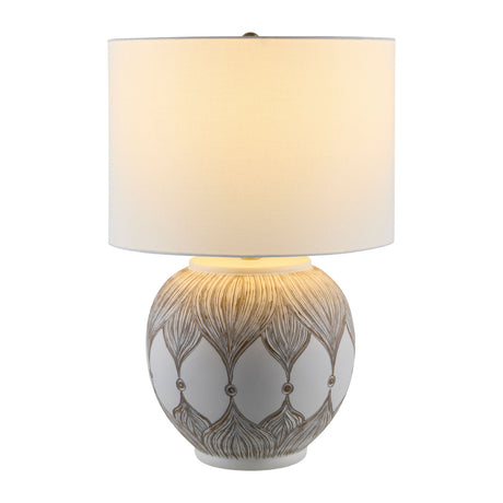   Modern European furniture - White Painted Accent Table Lamp - www.oroa.com | Oroa.com