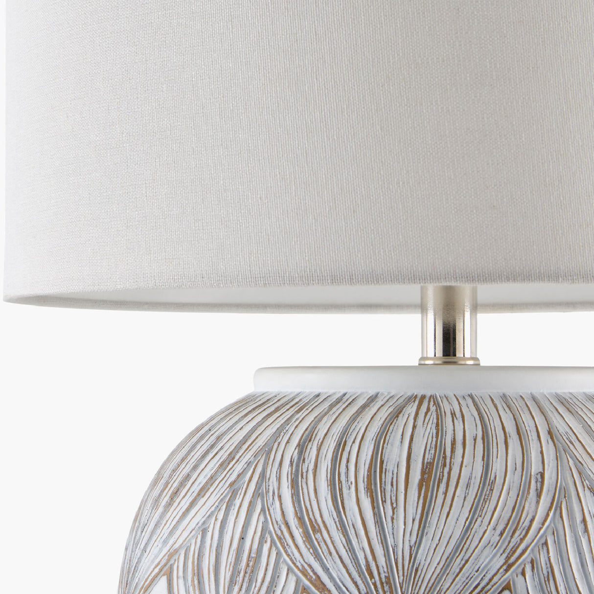   Modern European furniture - White Painted Accent Table Lamp - www.oroa.com | Oroa.com