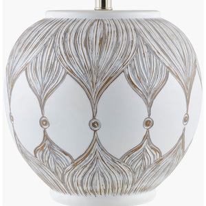   Modern European furniture - White Painted Accent Table Lamp - www.oroa.com | Oroa.com