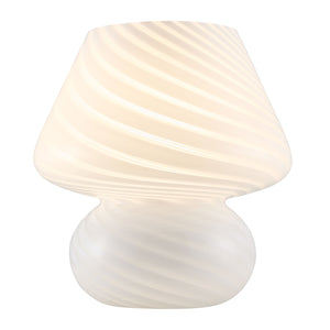   Modern European furniture - Painted White Glass Table Lamp - www.oroa.com | Oroa.com