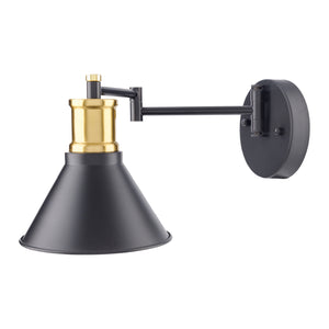   Modern European furniture - Black Metal Conical Wall Lamp - www.oroa.com | Oroa.com