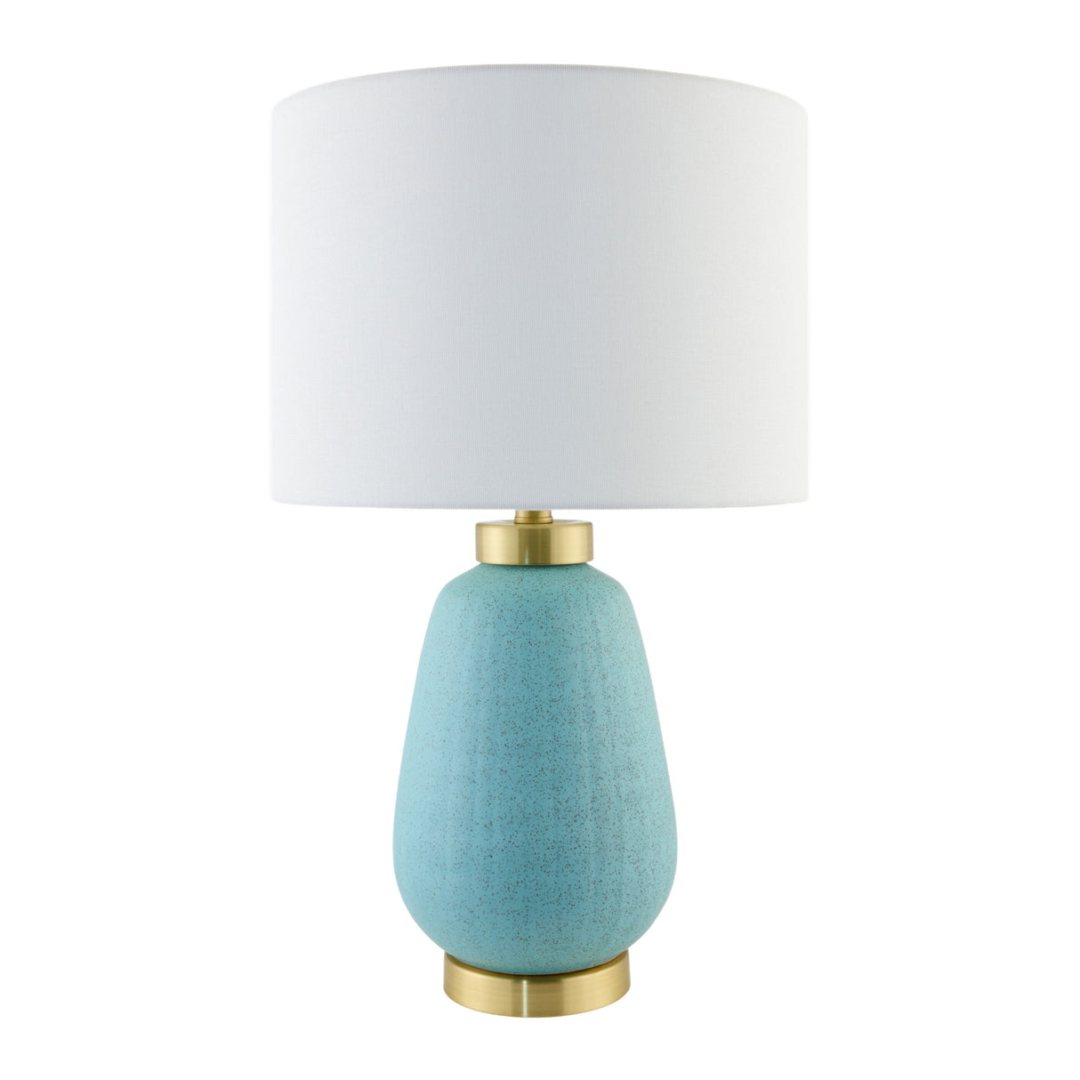   Modern European furniture - Glazed Teal Ceramic Table Lamp - www.oroa.com | Oroa.com