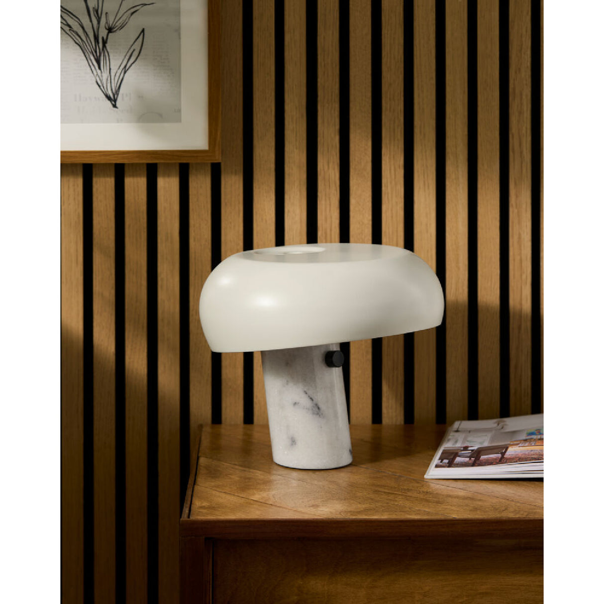   Modern European furniture - Marble Base Metal Table Lamp - www.oroa.com | Oroa.com