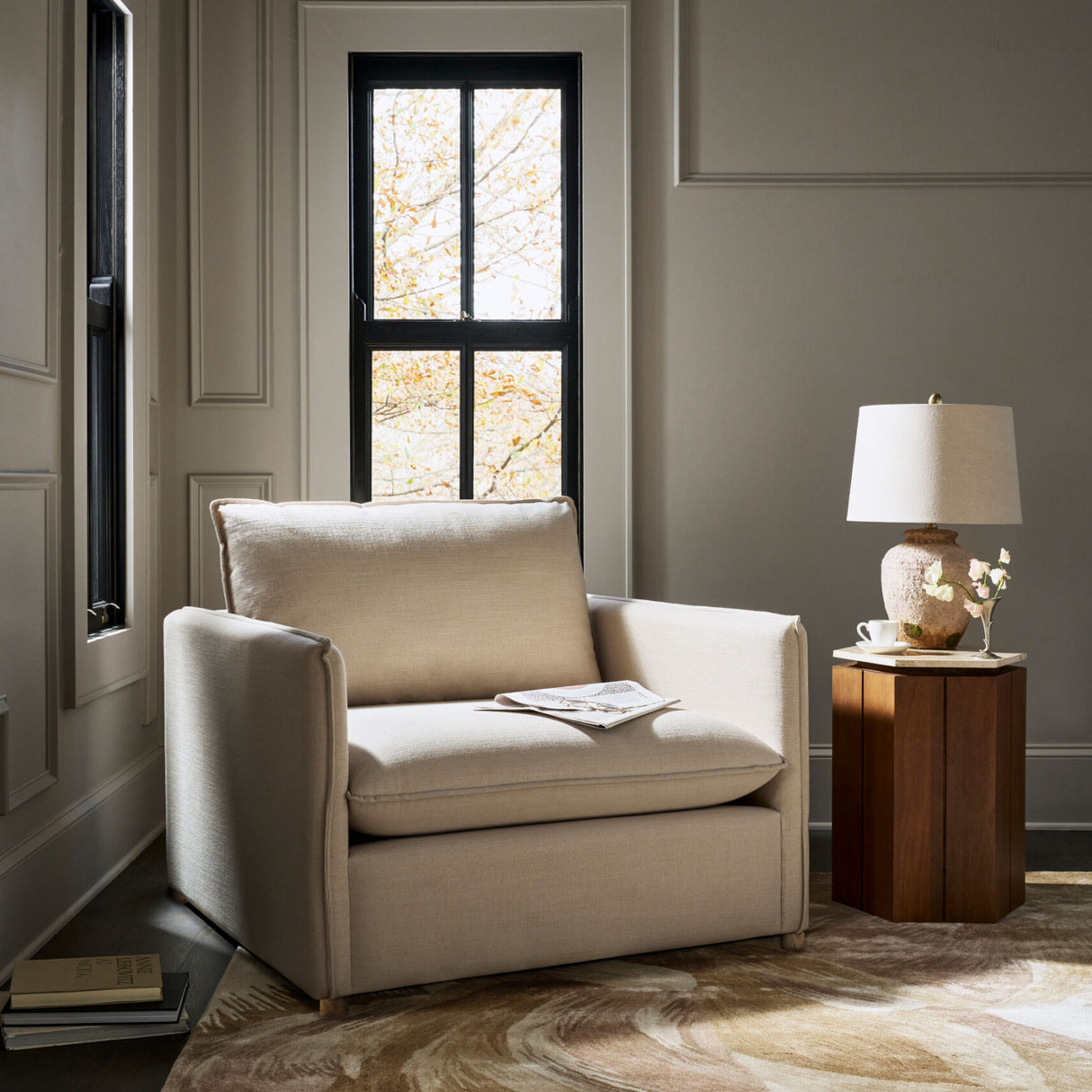   Modern European furniture - Painted Terracotta Accent Table Lamp - www.oroa.com | Oroa.com