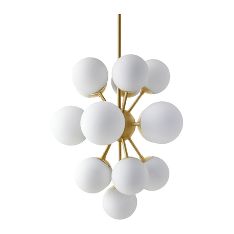   Modern European furniture - Glass Globes 16-Light Chandelier - www.oroa.com | Oroa.com
