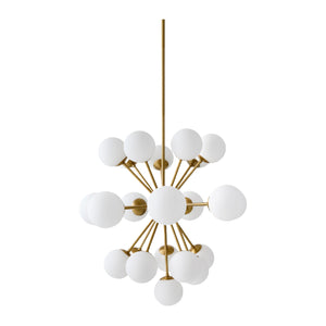   Modern European furniture - Glass Globes 22-Light Chandelier - www.oroa.com | Oroa.com