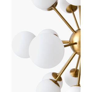  Modern European furniture - Glass Globes 22-Light Chandelier - www.oroa.com | Oroa.com