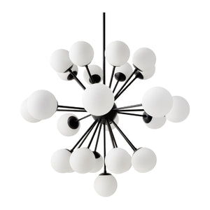   Modern European furniture - Glass Globes 25-Light Chandelier - www.oroa.com | Oroa.com