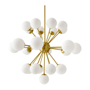   Modern European furniture - Glass Globes 25-Light Chandelier - www.oroa.com | Oroa.com