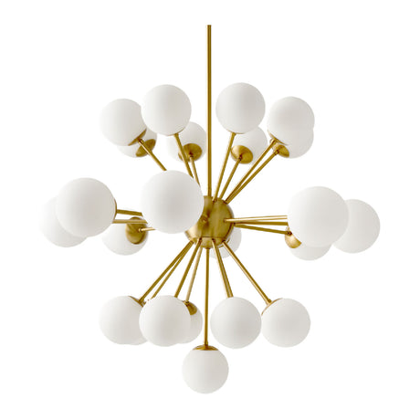   Modern European furniture - Glass Globes 25-Light Chandelier - www.oroa.com | Oroa.com