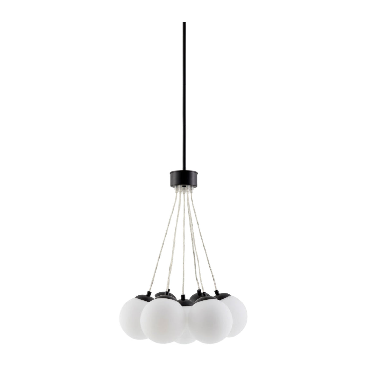   Modern European furniture - Glass Globes 7-Light Chandelier - www.oroa.com | Oroa.com