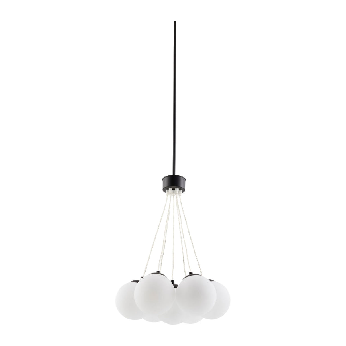   Modern European furniture - Glass Globes 7-Light Chandelier - www.oroa.com | Oroa.com