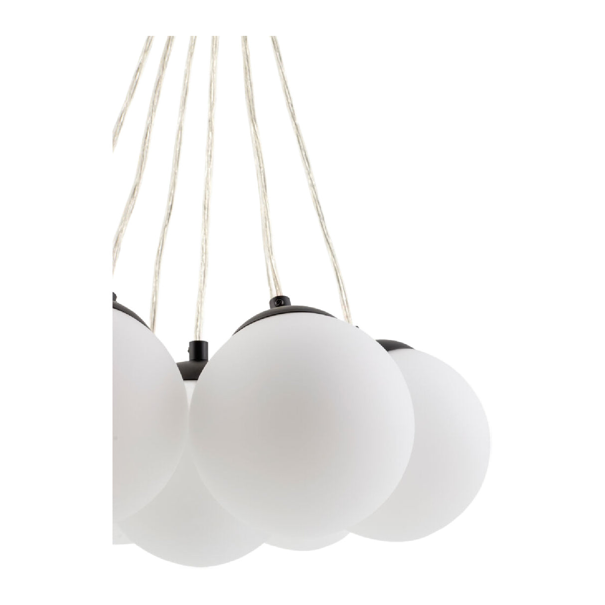   Modern European furniture - Glass Globes 7-Light Chandelier - www.oroa.com | Oroa.com