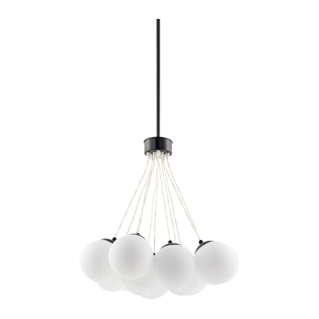   Modern European furniture - Glass Globes 11-Light Chandelier - www.oroa.com | Oroa.com