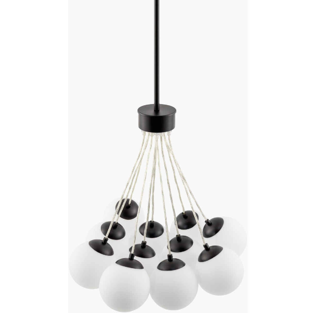   Modern European furniture - Glass Globes 11-Light Chandelier - www.oroa.com | Oroa.com
