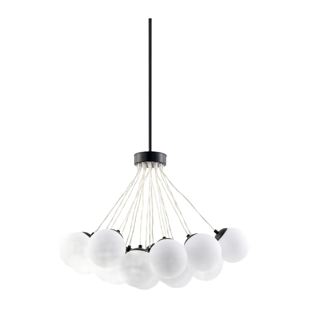   Modern European furniture - Glass Globes 19-Light Chandelier - www.oroa.com | Oroa.com