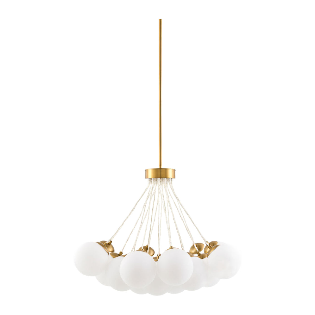   Modern European furniture - Glass Globes 19-Light Chandelier - www.oroa.com | Oroa.com