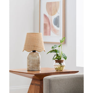   Modern European furniture - Organic Textured Base Table Lamp - www.oroa.com | Oroa.com