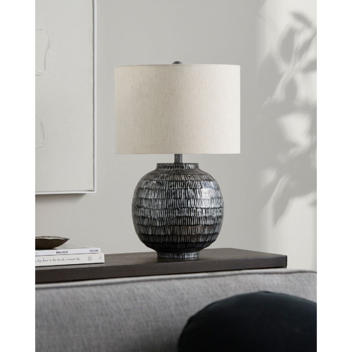   Modern European furniture - Antiqued Black Accent Table Lamp - www.oroa.com | Oroa.com