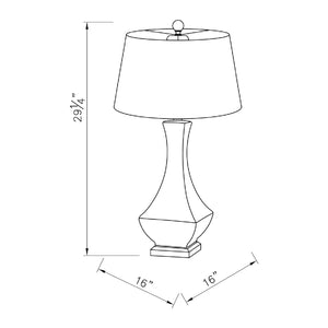   Modern European furniture - Silk-Inspired Shade Table Lamp - www.oroa.com | Oroa.com