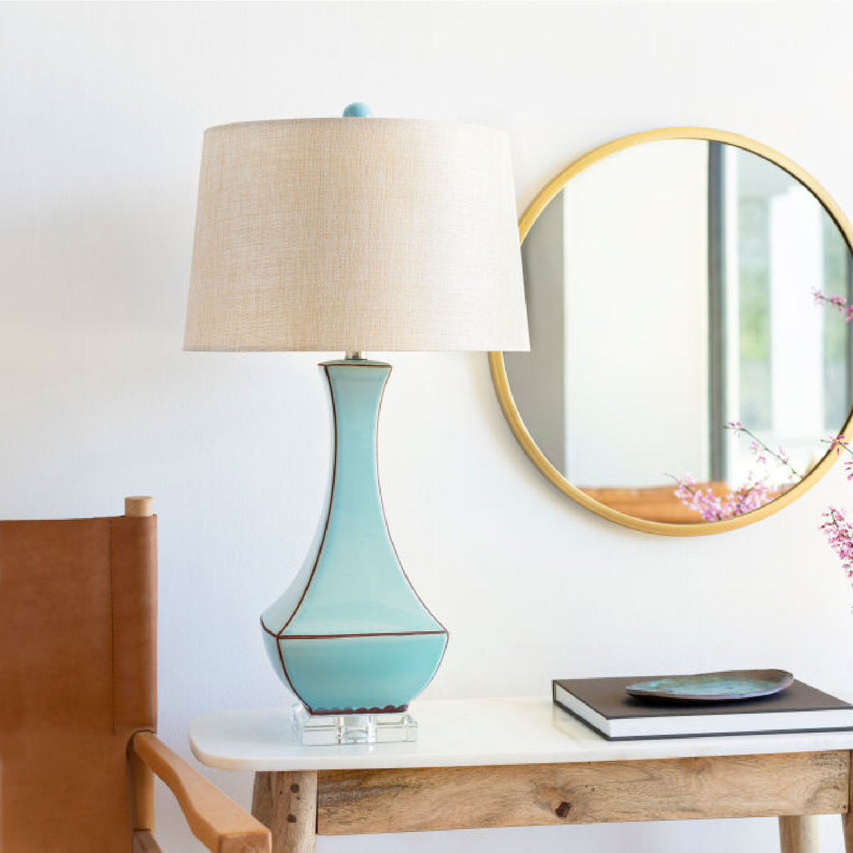   Modern European furniture - Silk-Inspired Shade Table Lamp - www.oroa.com | Oroa.com