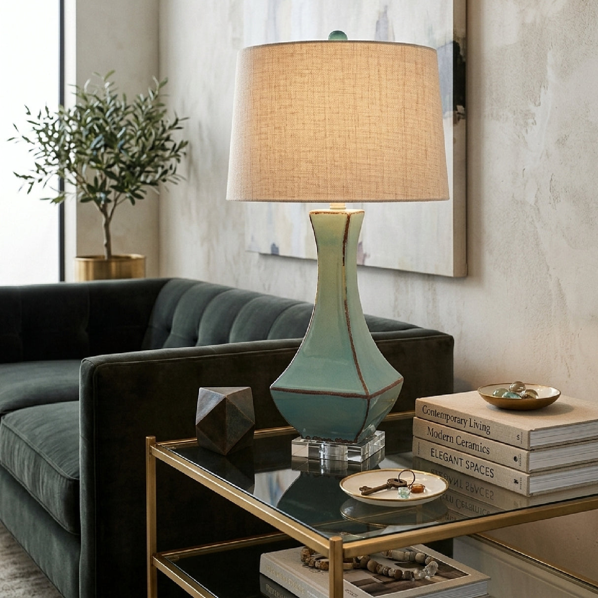   Modern European furniture - Silk-Inspired Shade Table Lamp - www.oroa.com | Oroa.com