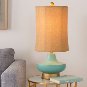   Modern European furniture - Turquoise Base Accent Table Lamp - www.oroa.com | Oroa.com
