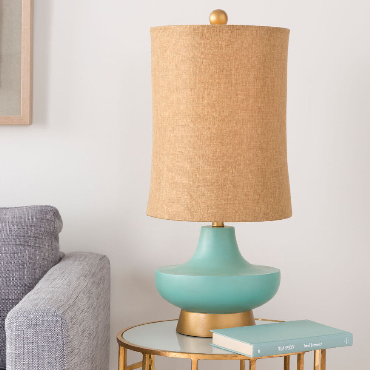   Modern European furniture - Turquoise Base Accent Table Lamp - www.oroa.com | Oroa.com