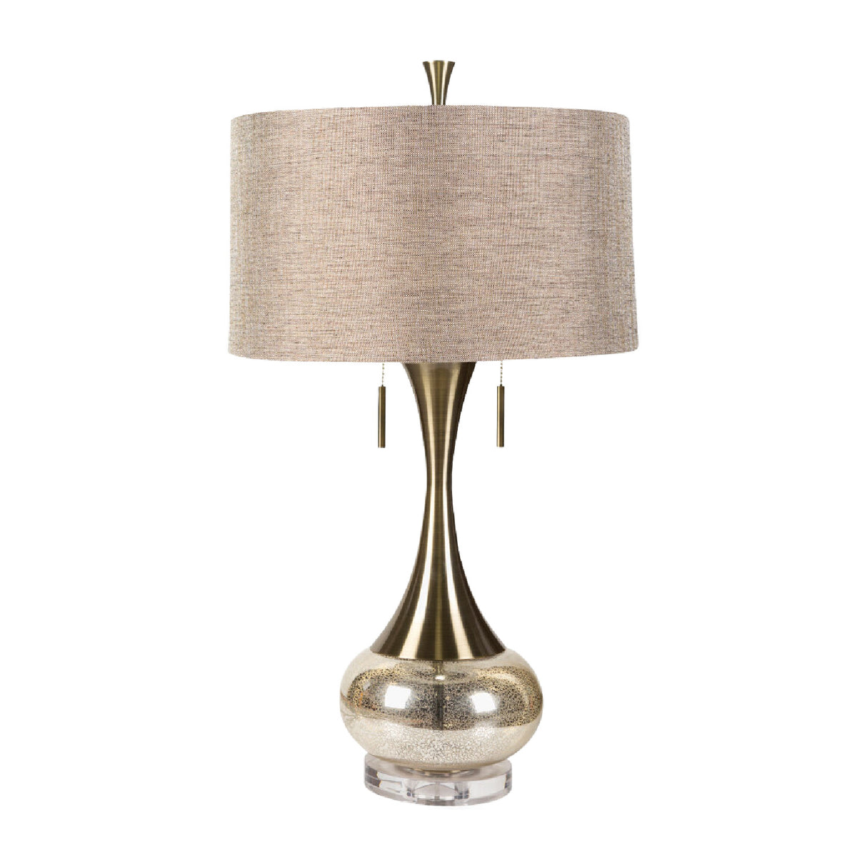   Modern European furniture - Crackle Gold Accent Table Lamp - www.oroa.com | Oroa.com