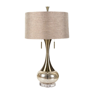   Modern European furniture - Crackle Gold Accent Table Lamp - www.oroa.com | Oroa.com