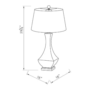   Modern European furniture - Silk-Inspired Shade Table Lamp - www.oroa.com | Oroa.com