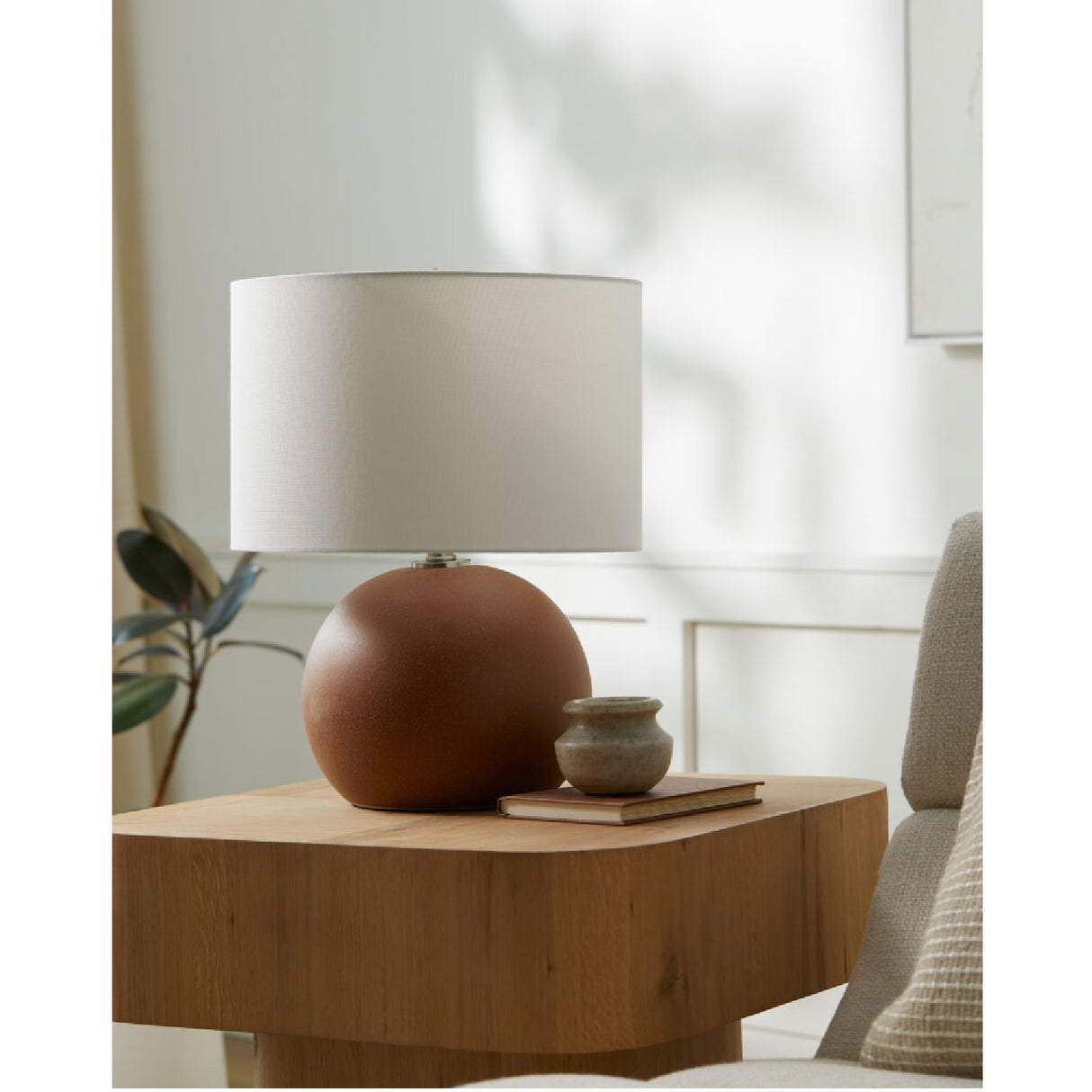   Modern European furniture - Ceramic Sphere Accent Table Lamp - www.oroa.com | Oroa.com