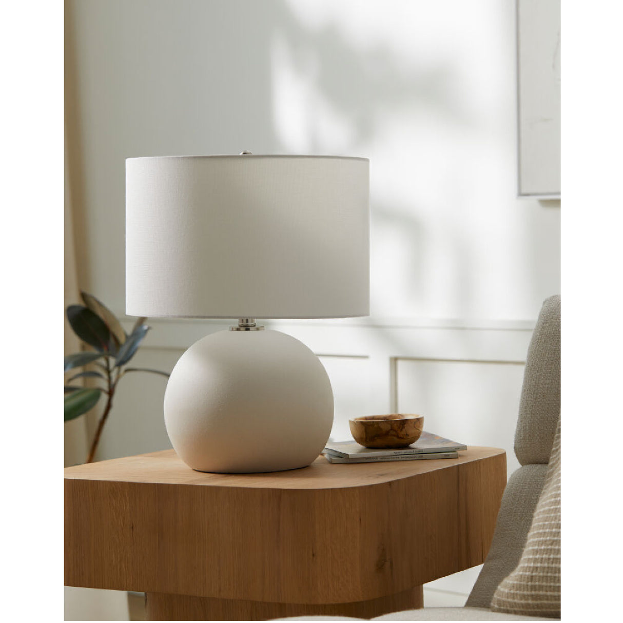   Modern European furniture - Ceramic Sphere Accent Table Lamp - www.oroa.com | Oroa.com
