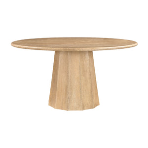   Modern furniture - Round Travertine Dining Table - www.oroa.com | Oroa.com