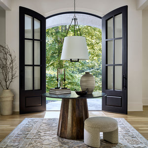   Modern European furniture - Black Marble Round Dining Table - www.oroa.com | Oroa.com