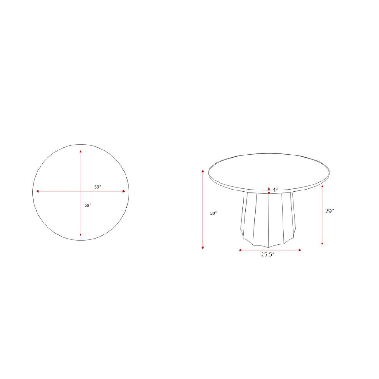   Modern furniture - Round Travertine Dining Table - www.oroa.com | Oroa.com