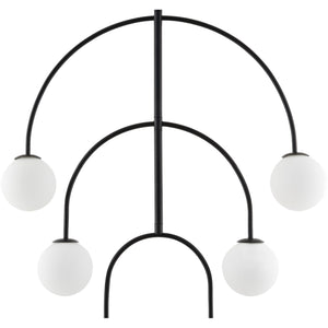   Modern European furniture - Back Arched 6-Light Chandelier - www.oroa.com | Oroa.com