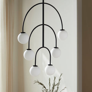   Modern European furniture - Back Arched 6-Light Chandelier - www.oroa.com | Oroa.com